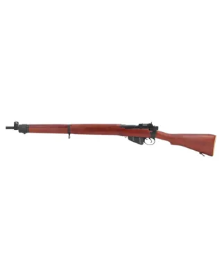 Bolt Action Lee Enfield no.4 MkI Muelle 1:1 Madera 35 BBs - S&T