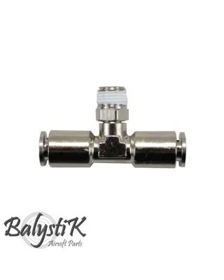 Codo T Shape 1/8 Macho para Macrolinea - BALYSTIK