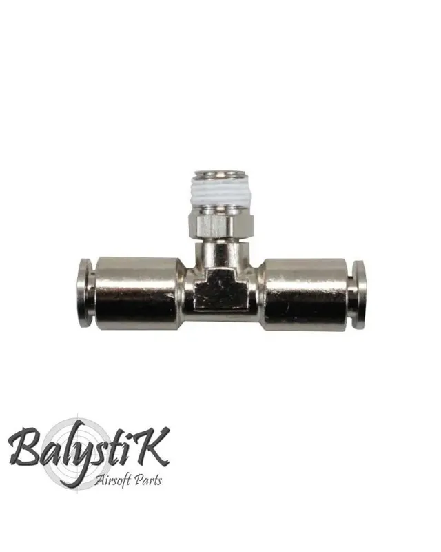 Balystik Codo T Shape 1/8 Macho para Macrolinea