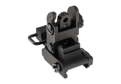 M4SS Polymer Foldable Rear Sigte - Sort - Pirate Arms
