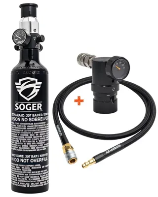 Completo de HPA (Botella 0.21L + Regulador + Línea) - AirsoftYecla
