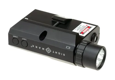 LoPro Combo Flashlight VIS/IR Og Grøn Laser - Sort - Sightmark