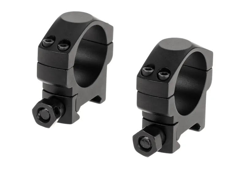Vector Optics 30mm Lav Profil Weaver Ringe - Sort