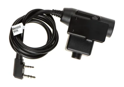 U94 PTT Kenwood Stik - Sort - Z-Tactical