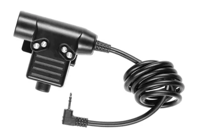 U94 PTT Motorola 1-PIN Stik - Sort - Z-Tactical