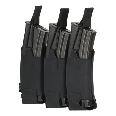Ładownica Potrójna Elite Laser Cut Na Magazynki AR / AK - Cordura - Czarna - 10145102 - M-Tac