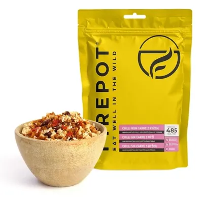 Posiłek Suszony Chilli Non Carne Z Ryżem - 485 Kcal - Pl-Vchilli-Reg-Yell - Firepot