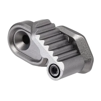 CNC Aluminium Daumenauflage Links F. AAC T10 Gewehre Dunkelgrau - Action Army