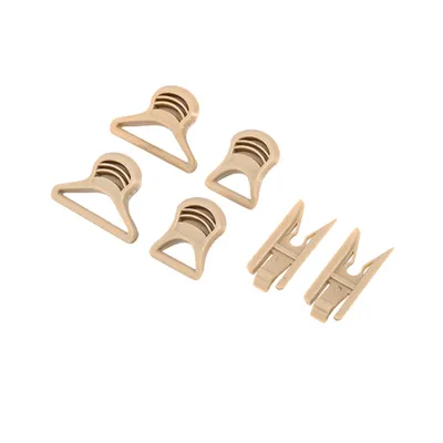 Schutzbrillen Halteclips 19mm / 36mm F. Helmschienen - 4 Stück - nHelmet