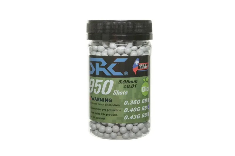 SRC (Taiwan) SRC BIO Bolas 0,4g Frasco 950 Uds · Blanco