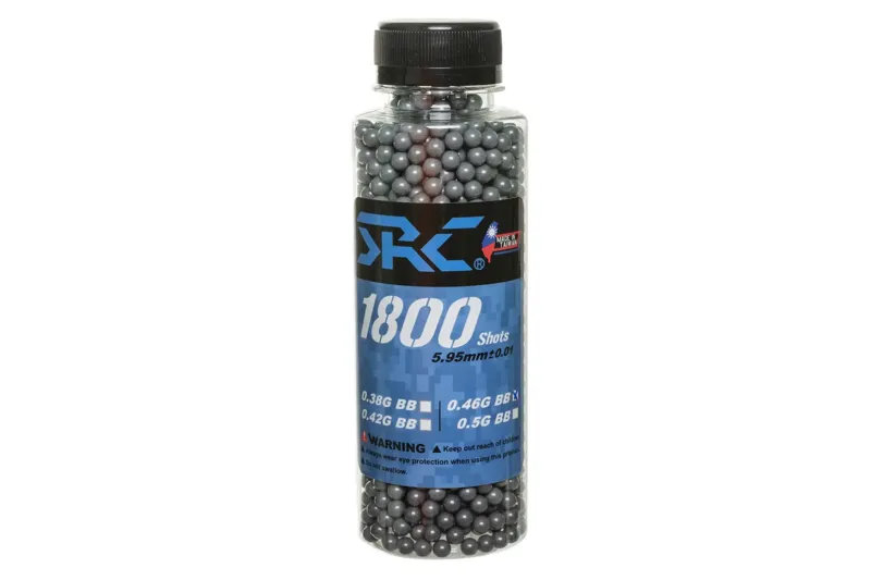 SRC (Taiwan) Bolas SRC 0,46 g Frasco 1800 Uds · Gris