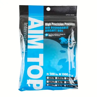 Top Heavy Bio 0.43g BBs, 500RND - AimTop