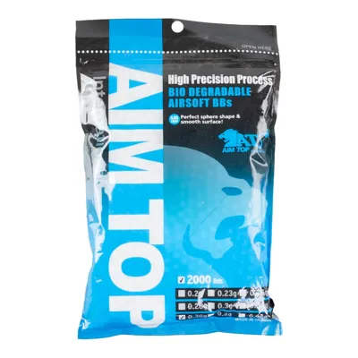 Top Heavy Bio 0.36g BBs, 2000RND - AimTop