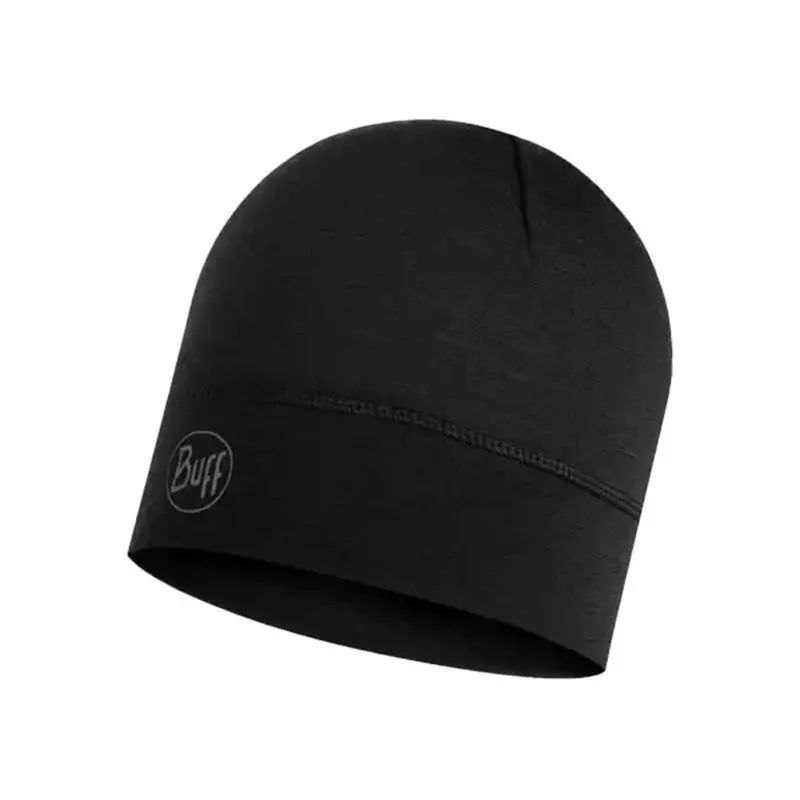 Buff Merino Wool Hat Beanie · Negro
