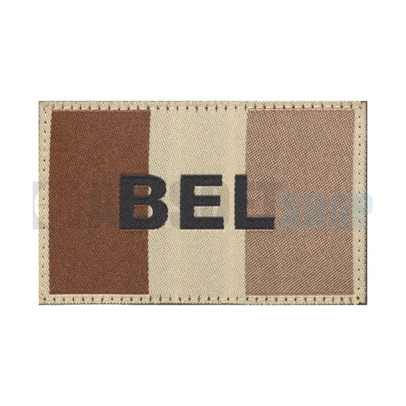 Clawgear Belgium Flag Patch · Tan / FDE