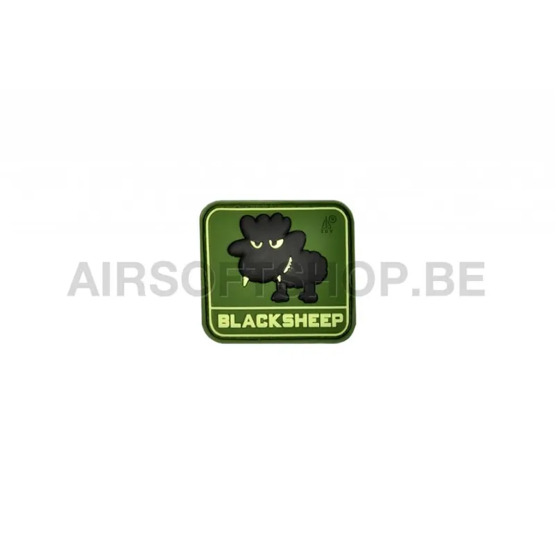 JTG Little Sheep PVC Patch (Forest) · Negro