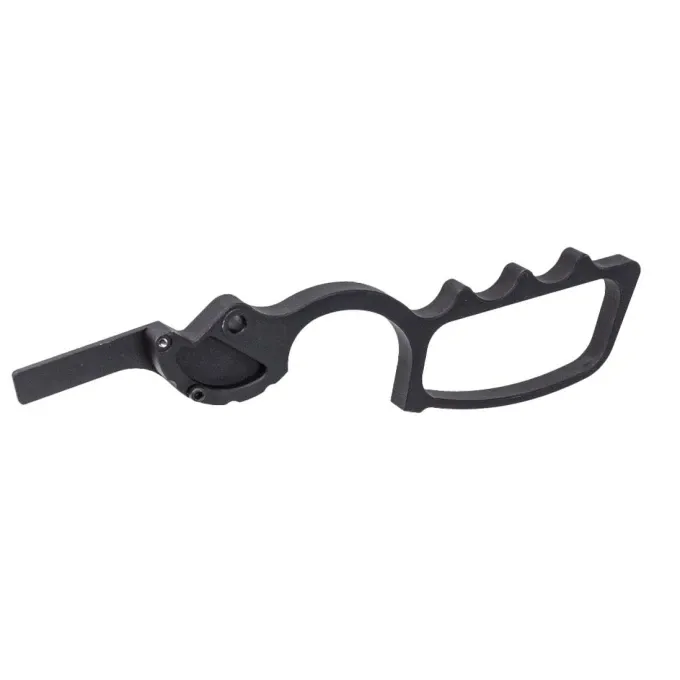 Lambda Defence Under Lever Duster Finger Grip for G&g LevAR GNB · Negro