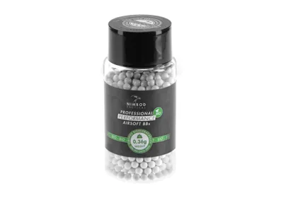 Tactical 0.36g - 1000 Bio BBs - Bottle - Nimrod