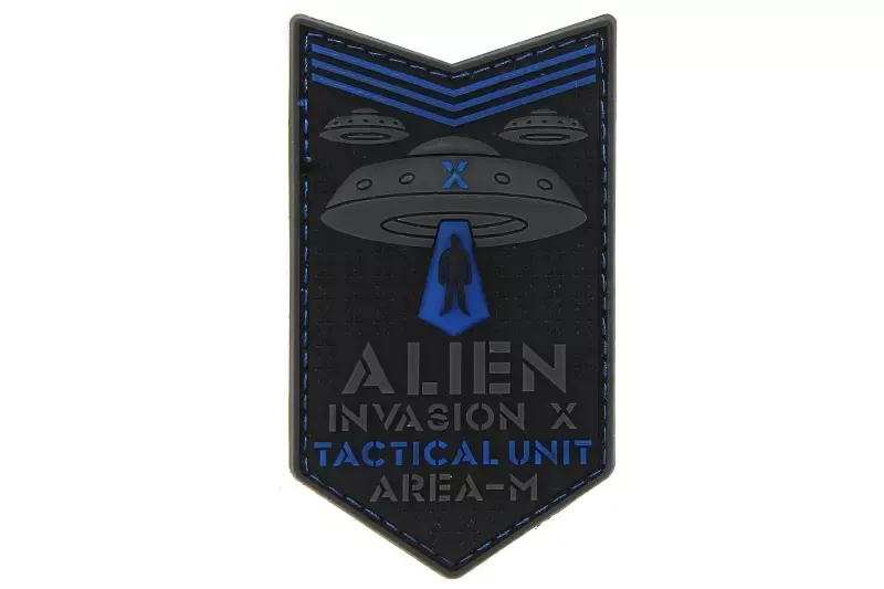 Patch Alien Invasion Tactical Unit · Azul