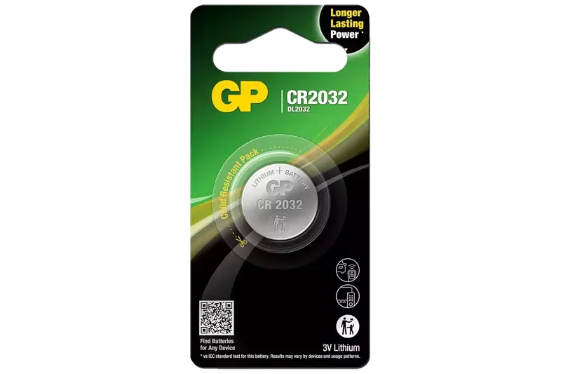 Pile CR2032 Lithium GP Batteries