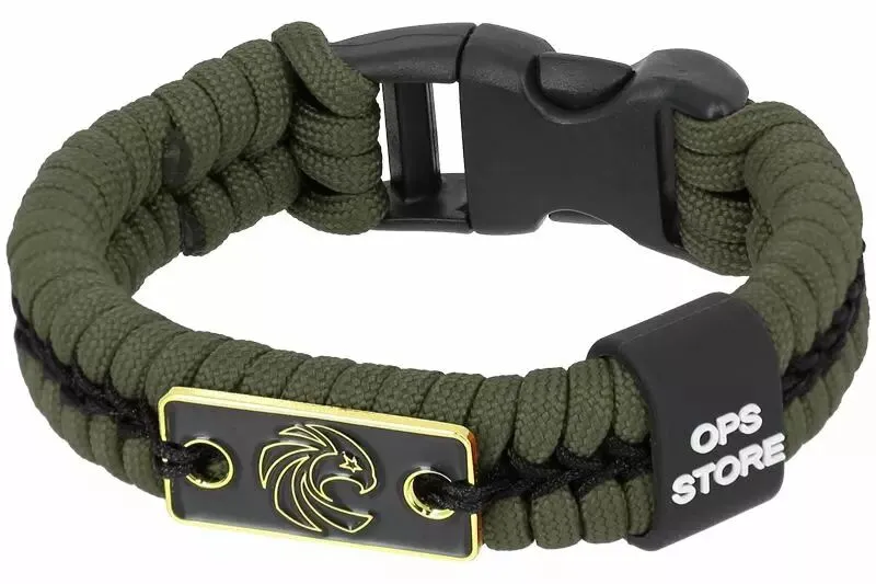 Bracelet de Survie Paracorde OPS-Store · Verde / OD