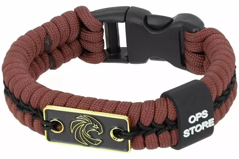 Bracelet de Survie Paracorde OPS-Store · Marrón