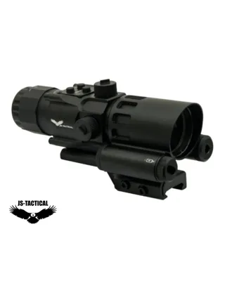 Prismática 4x32 con Láser - JS-TACTICAL