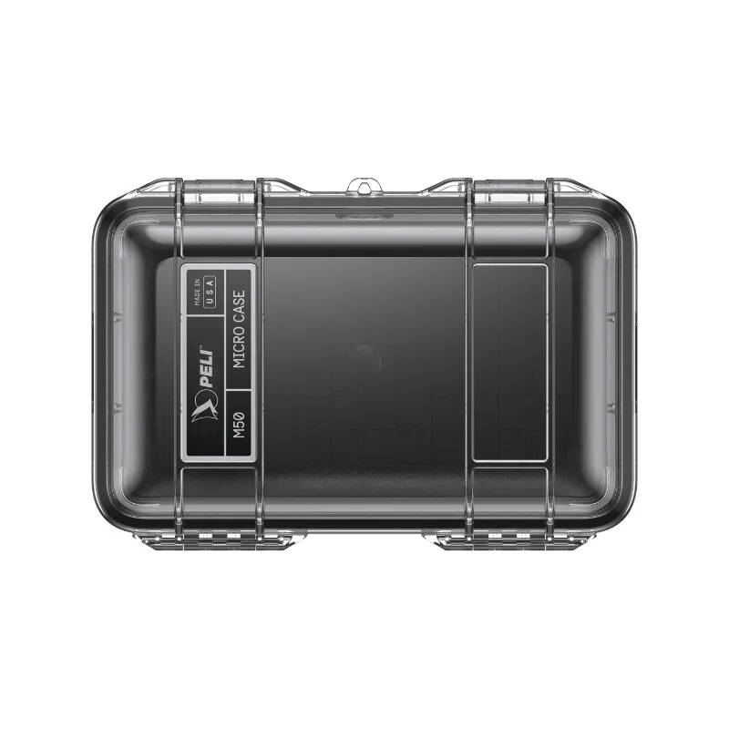 Peli ™ Micro Case M50 Clear · Negro
