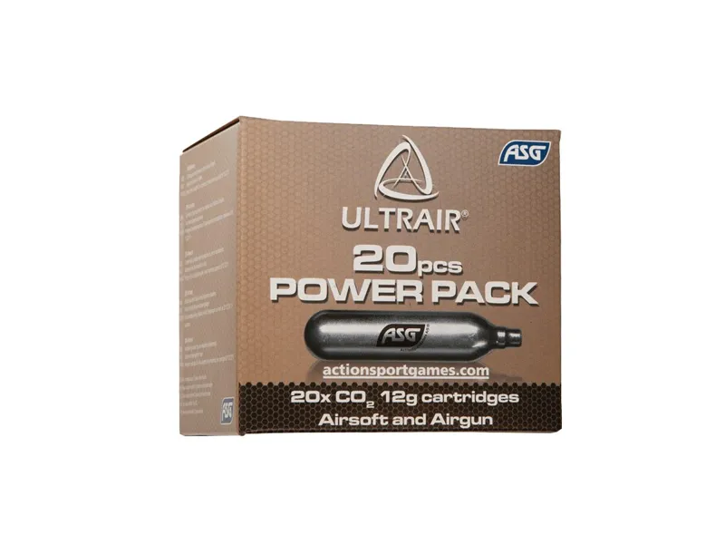 ASG Αμπουλες CO2 12g, Κουτάκι 20 Τεμ