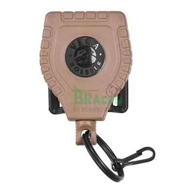 Portachiavi - Porta Accessori - Correggiolo Retrattile - con Blocco Rotativo - (8V31) - Vega Holster