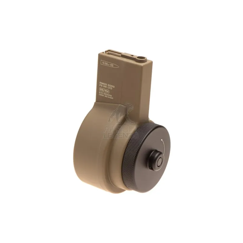 Ares M4 Drum MAG 2150 rds · Tan / FDE