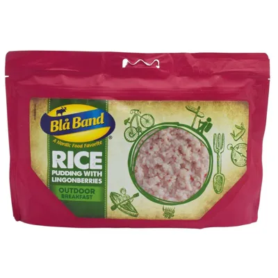 Outdoor Breakfast - Rice Pudding with Cranberries - Bla Band