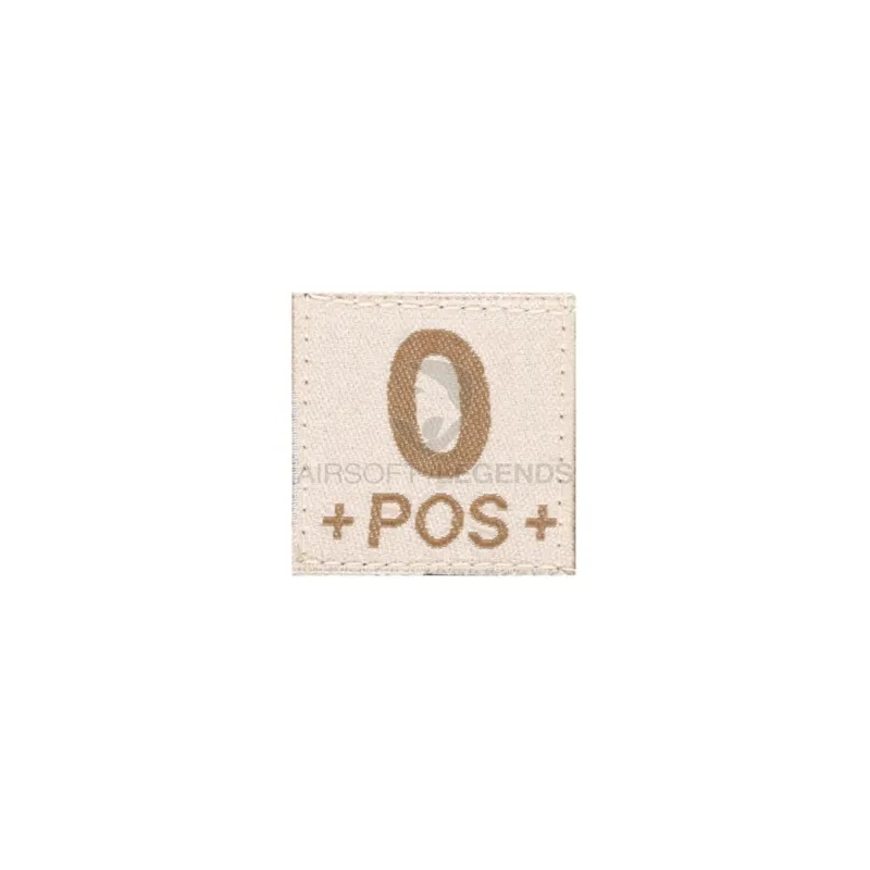 Clawgear 0 Pos Bloodgroup Patch · Tan / FDE