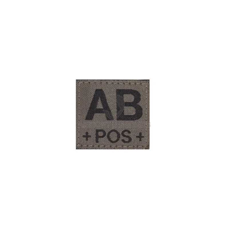 Clawgear AB Pos Bloodgroup Patch RAL7013