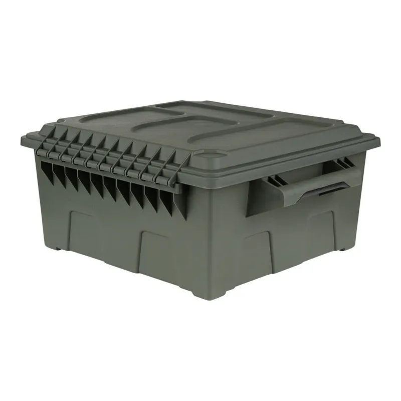 Fosco Industries Plastic Ammo / Utility Box Large · Od green