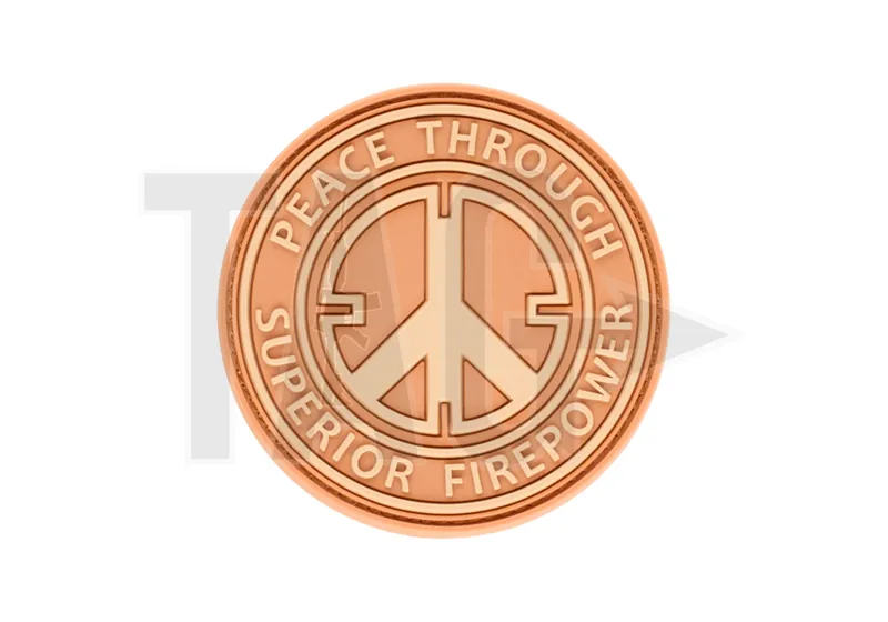 Peace Rubber Patch PVC · Tan / FDE