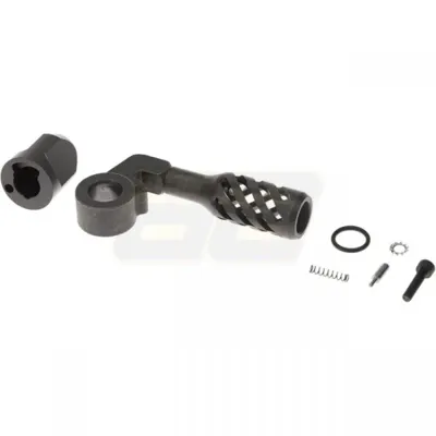 VSR-10 Twisted Hollow Bolt Handle & End Cap Left Hand - Maple Leaf