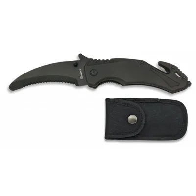 Navaja Seguridad Táctica Acero Inox 8.5cm con Funda - Albainox
