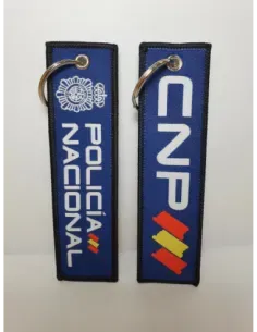 Llavero Tela Grabado Policía Nacional - Zulu Tactical