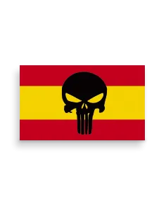 Pegatina Pequeña Calavera Resinada - Zulu Tactical