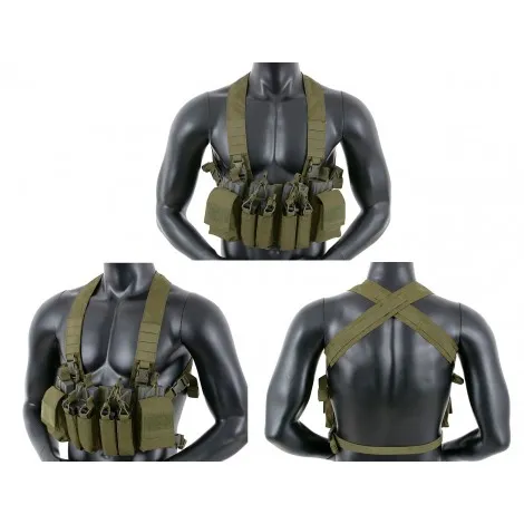 8 Fields Tattico Compact Multi Mission Chest Rig · Verde od