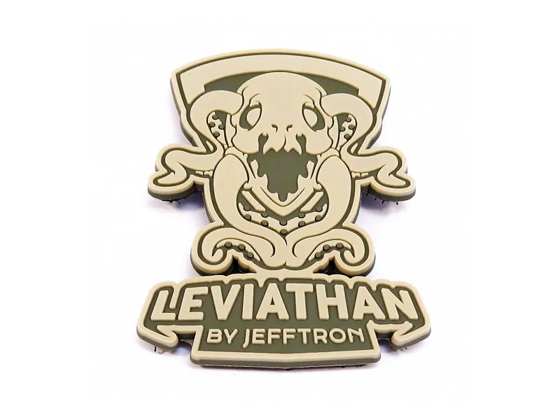 JeffTron PVC 3D Nášivka Leviathan - Zelená