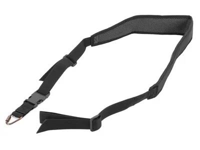 Polstrovaný Dvoubodový Popruh, Gen. 2- Černý - AS-Tex