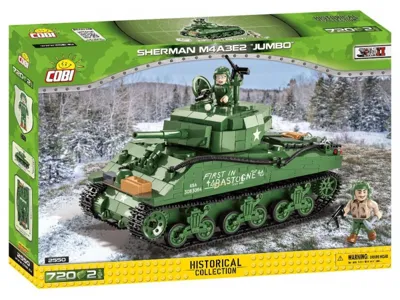 Stavebnice WW II Sherman M4A3E2 Jumbo - Cobi