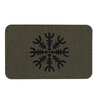 Naszywka Hełm Grozy - Cordura 500D - Laser Cut - Pozioma - 51222232 - M-Tac