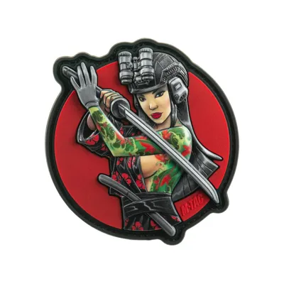 Naszywka Tactical Girl №3 Yakuza - PVC - Zielony Wodograj - Pełny Kolor - 51116401 - M-Tac