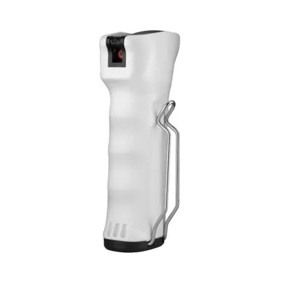 Abwehrspray Pfefferspray Profi-Version, 63 ml Mit Metallclip Weiß - TW1000