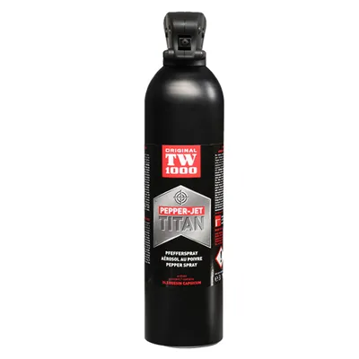 Abwehrspray TW100 Pepper Jet Titan Pfefferspray 750 ml Inkl. Sicherungsstift - TW1000