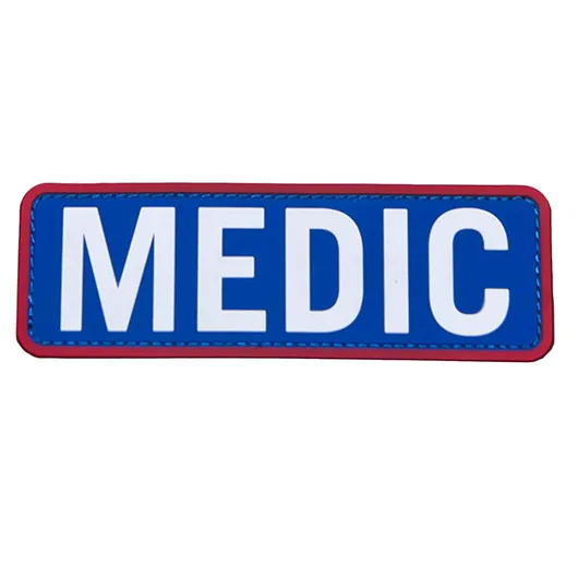 Mil-Spec Monkey 3D Rubber Patch Mit Klettfläche Medic Fullcolor
