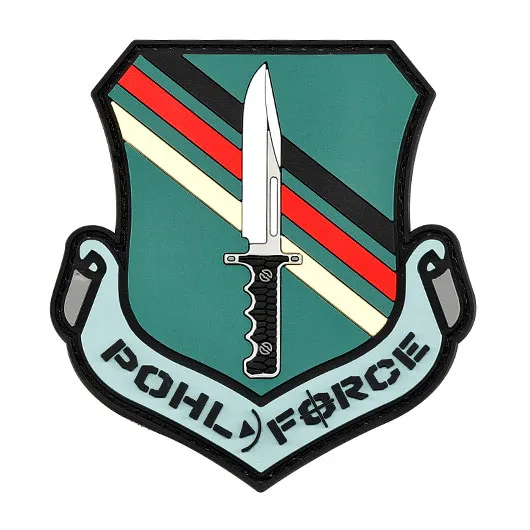 Pohl Force 3D Rubber Patch Mit Klettfläche Quebec Two Fullcolor